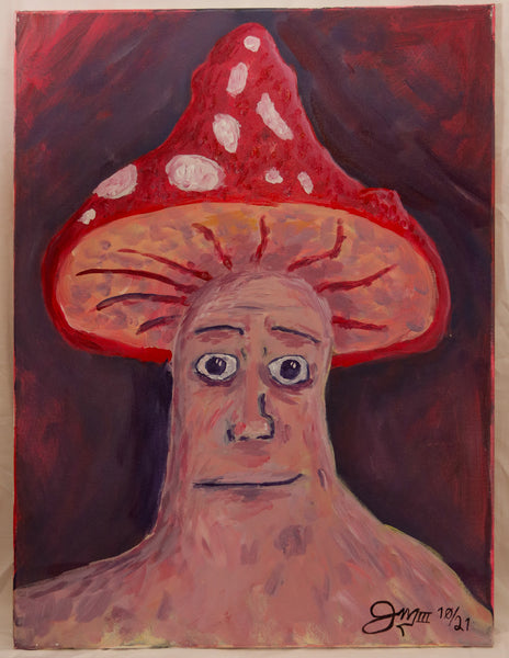 Shroomjak - Original Painting by Goosnav (24x18 in)